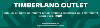 Super offerta Outlet Timberland: 20% di sconto extra sull'acquisto di due o  più prodotti outlet con il codice GET20 - leOfferte